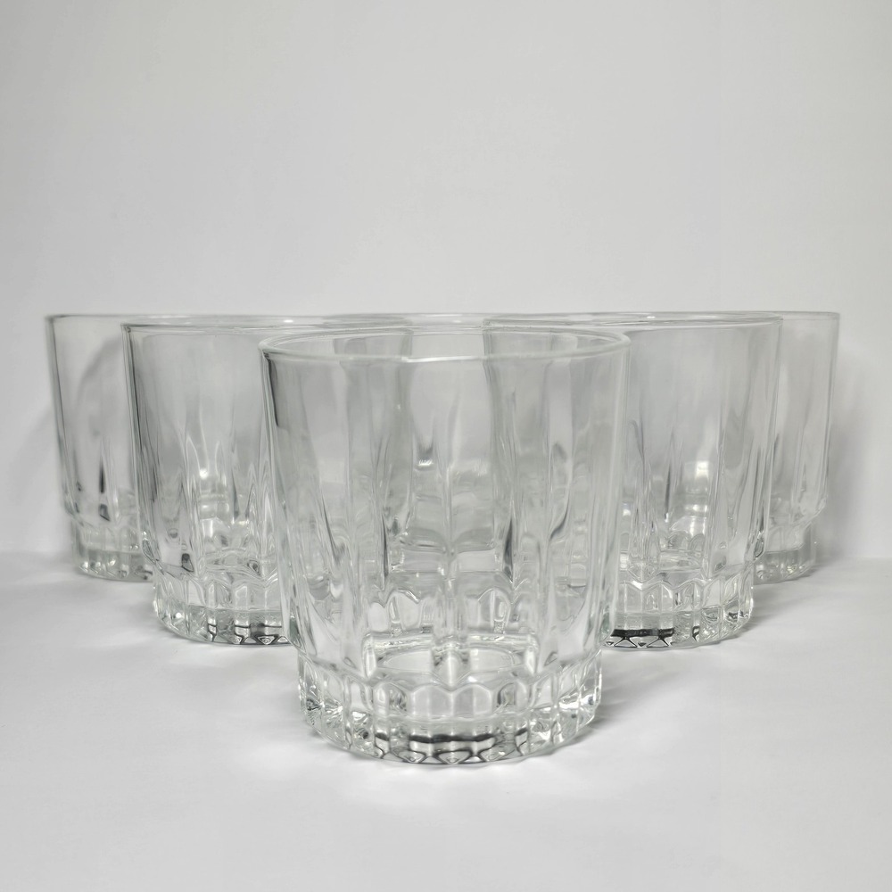 Vintage Arcoroc France Lancer Rocks Glasses Set of 6 Old Fashioned Tumblers